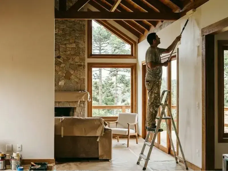 Lavagem de telhado em Joinville — Pintura Santos